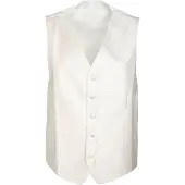 Suitable Bryllupsvest V-Design Off-White Off-white måle