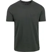 No-excess T-shirt Slubs Steel Grøn Mørkegrå Grå måle