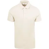 KING Essentials The James poloshirt ecru Off-white Hvid måle
