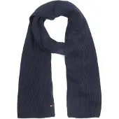 Tommy Hilfiger Rib Tørklæde Navy Blå Mørkeblå