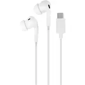 Puro PUIPHF31USBCWHI, Ledningsført, Opkald/musik, 11 g, Headset, Hvid