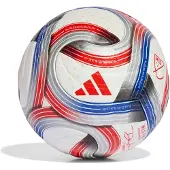 Adidas Fodbold MLS Pro Kampbold - Hvid/Konge blå/Rød/Sølv, størrelse Ball SZ. 5