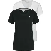 U.S. POLO ASSN. Overdel 'UWAmy' sort / hvid