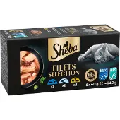 Sheba Økonomipakke: 36 x 60 g -fileter - Mixpakke I (3 varianter)