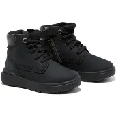 Timberland Timberlandunisex til børn. TB0A5RUM0151 Seneca Bay lædersko med snørebånd midt på læggen, sort (21), Fast, Blonder, Casual, børnetøj