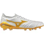 Mizuno Morelia II Elite FG - Hvid/Guld/Sølv - Græs (FG), størrelse 44