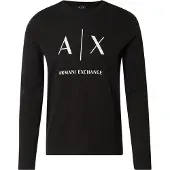 Armani Exchange Bluser & t-shirts sort / hvid