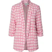 Pieces Blazer 'PCBOSELLA' lyserød / lys pink / hvid