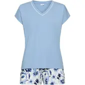 LASCANA Shorty marin / lyseblå / hvid