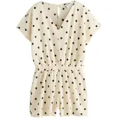 Next Jumpsuit ecru / sort