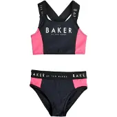 Ted Baker Badedragt lys pink / sort / hvid