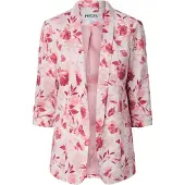 Pieces Blazer 'PCBosella' lyserød / mørkerød / hvid