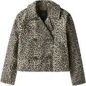 Name it Frakke 'NKFMadelin' beige / brun / sort