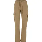 Urban Classics Twill Cargobukser Med Høj Talje