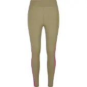 Urban Classics Leggings khaki / neonpink