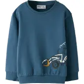 Name it Sweatshirt 'NMMBasil' navy / sort / hvid