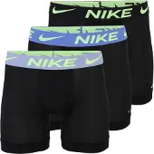 Nike Boxershorts Advanced Micro Dri-fit 3-pak - Sort/lilla/neon, størrelse Medium