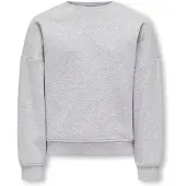 Kids Only GIRLS Sweatshirt 'KOGSweat' lysegrå