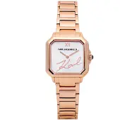 Karl Lagerfeld Square Classics 28mm 5atm Quartz/analogical Dameur