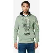 KOROSHI Sweatshirt ecru / khaki / sort