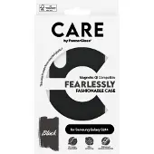PanzerGlass CARE by - Bagsidecover til mobiltelefon - polykarbonat, gummibelægning, mikrofiber, silicone - sort - for Samsung Galaxy S24+