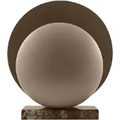 Globen Lighting Orbit bordlampe Mocha, brun marmor