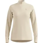 Odlo - Fleece dame - Mid Layer Half Zip Essentials Light W Agate Gray til UnisexUld - Størrelse M - Grå