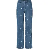 Pieces Pcflora Hw Straight Fit Jeans