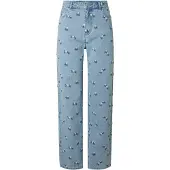 Pieces Pcflora Hw Straight Fit Jeans