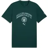 Puma Manchester City ftblCulture Tee Men, Football, Green Terrain/Sea Glass, M
