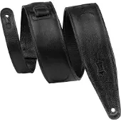 Levys Leathers Moon Phases 2.5" Leather Guitar Strap Black