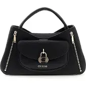 GUESS Skuldertaske 'Sac Bandoulière Cordelia Logo Luxury Black' sort