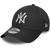 New Era Hætte 'LEAGUE ESSENTIAL 9FORTY NEYYAN' antracit / hvid
