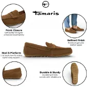 Tamaris Mokassin okker