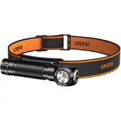 Superfire - Lommelygte - LED - 5-modus - total: 5 W - hvidt lys