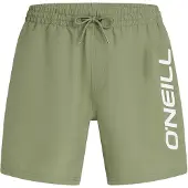 O'Neill Badeshorts 'Logo 16''' oliven / hvid