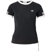 Adidas Originals Shirts 'LAYERED CALITEE' sort / hvid