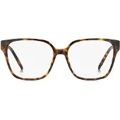BOSS Brillestel i havana-acetat med dobbelt B-monogram
