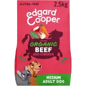 Edgard & Cooper Økologisk - Oksekød & Kylling - 2,5 kg