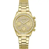 GUESS Analogt ur 'Victoria' guld
