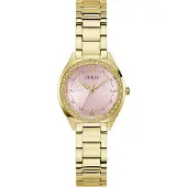 GUESS Analogt ur 'Charlotte' guld / pink