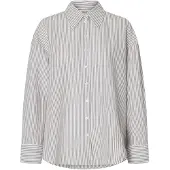 Selected Bluse 'SLFCleo' brun / hvid