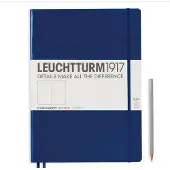 Leuchtturm Hardcover Dotted Master Slim Notebook Navy A4