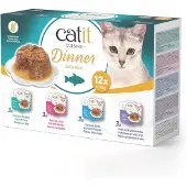 Catit Kattefoder Fisk Middag Multipakke 12x75g