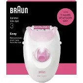 Braun Silk-épil 3 3-000, Lilla, Hvid, 20 pincetter, MicroGrip, Vekselstrøm, 100 - 240 V, 50 - 60 Hz