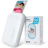 Liene Pearl bærbar fotoprinter 2x3 (hvid)