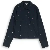 Tom Tailor DENIM Bluse navy / lys pink