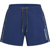 Karl Lagerfeld Badeshorts mørkeblå / hvid