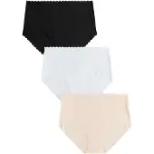 Next Slip 'No VPL' nude / sort / hvid
