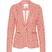 Ichi Blazer 'Ihkate' ecru / rød